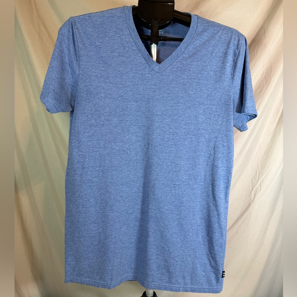 Oakley Men’s V-Neck Heathered Blue Shirt 🔵✨